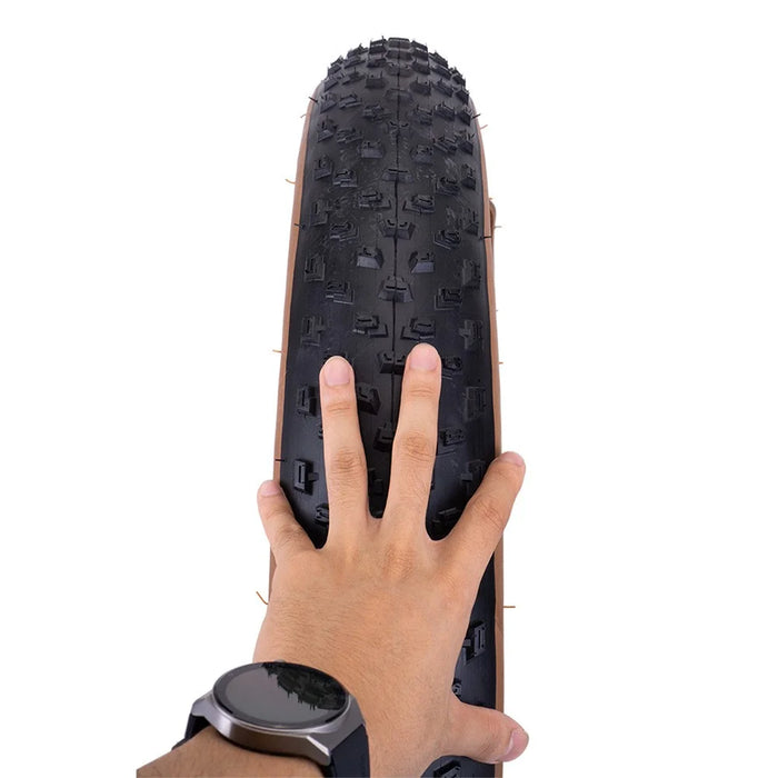 20x3 Inch 30PSI Snowmobile ATV Car Anti-slip Rubber Wheel Exterior Tire - Yellow+Black - 4