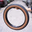 20x3 Inch 30PSI Snowmobile ATV Car Anti-slip Rubber Wheel Exterior Tire - Yellow+Black - 6
