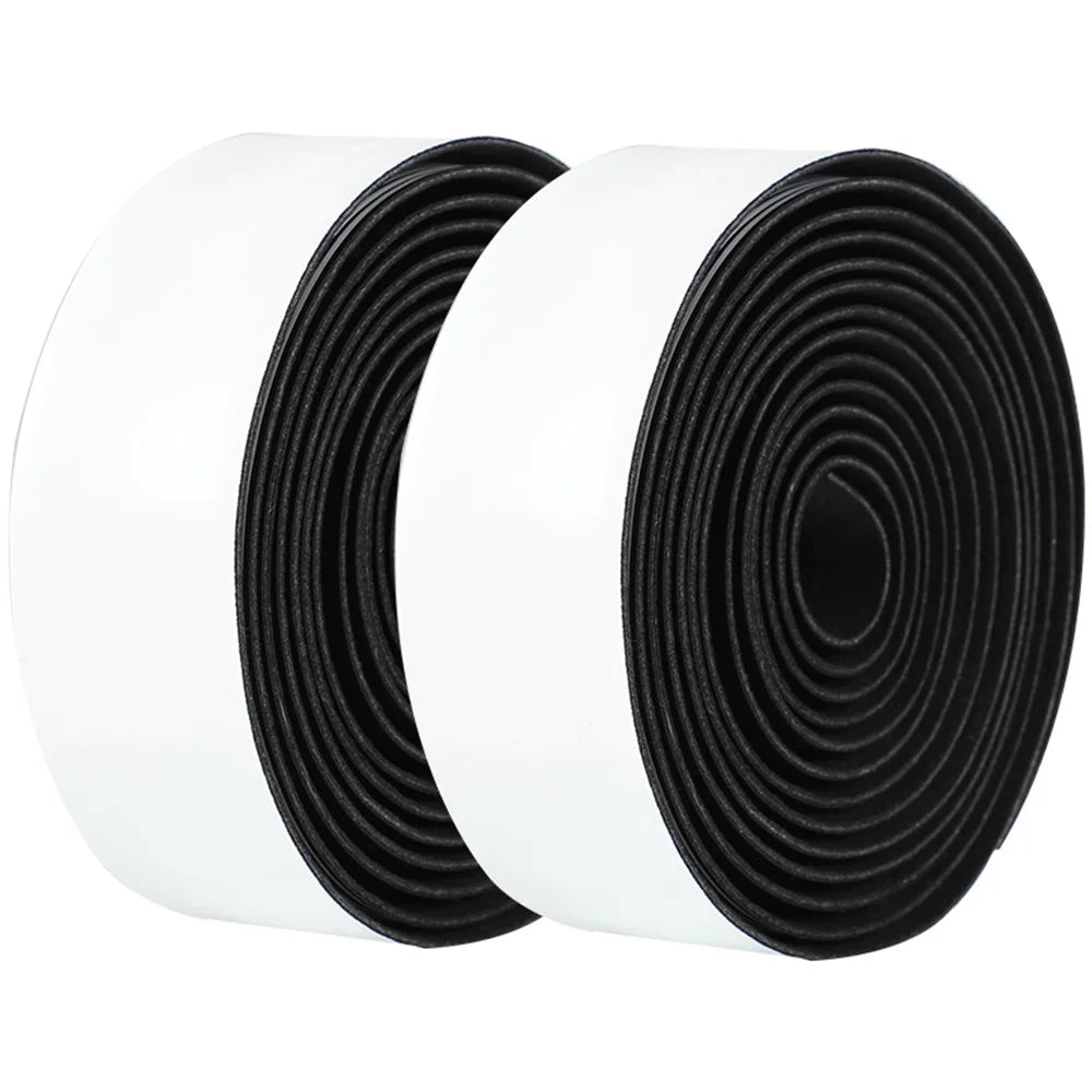WEST BIKING Road Bike Handlebar Tapes Bicycle Bar Wraps - White / Black - 2