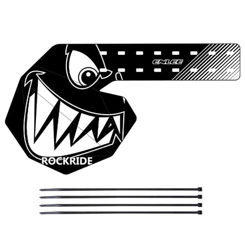 ENLEE E22103 Graffiti Mountain Bicycle Rear Derailleur Protector Cover with Cable Ties - Style A - 1