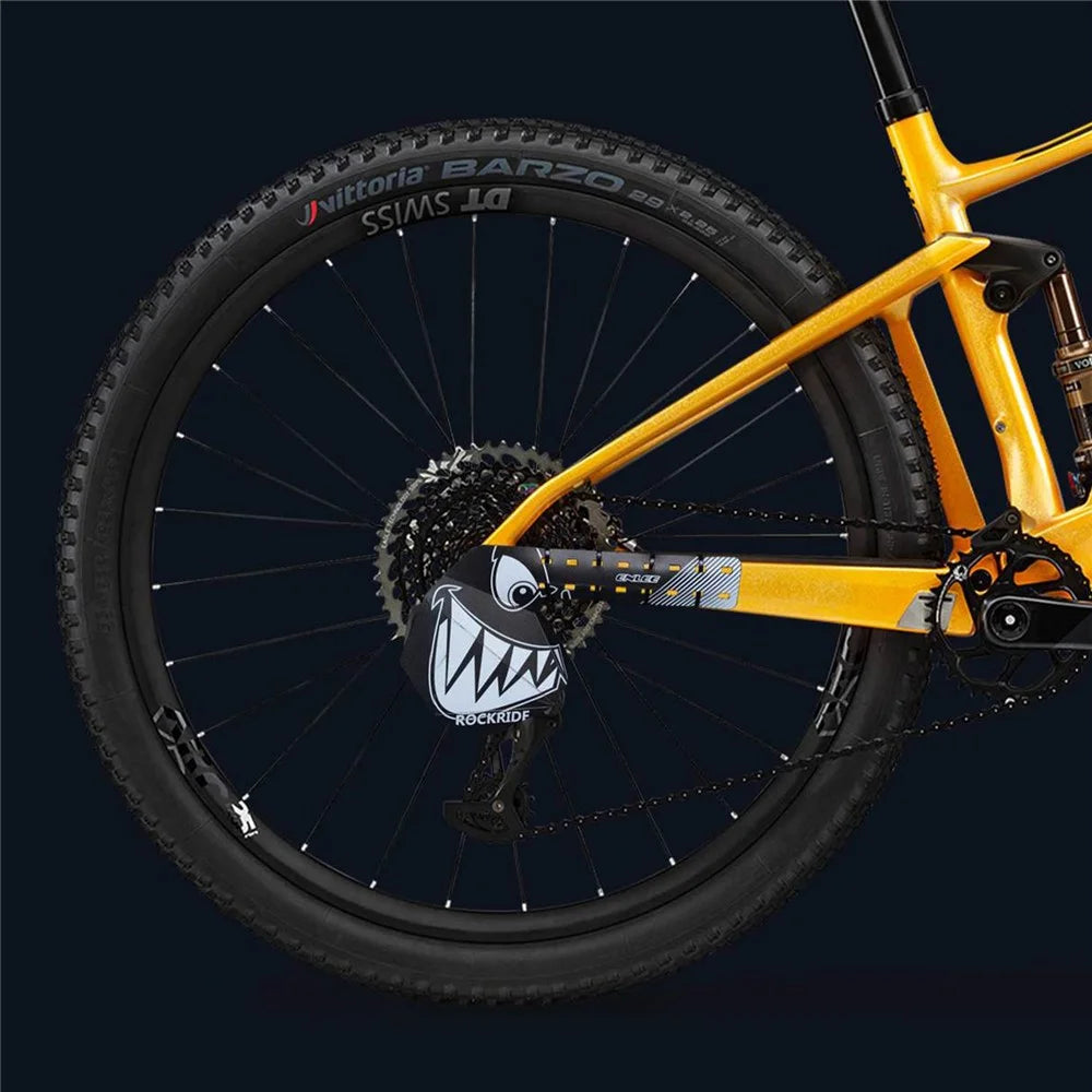 ENLEE E22103 Graffiti Mountain Bicycle Rear Derailleur Protector Cover with Cable Ties - Style A - 3