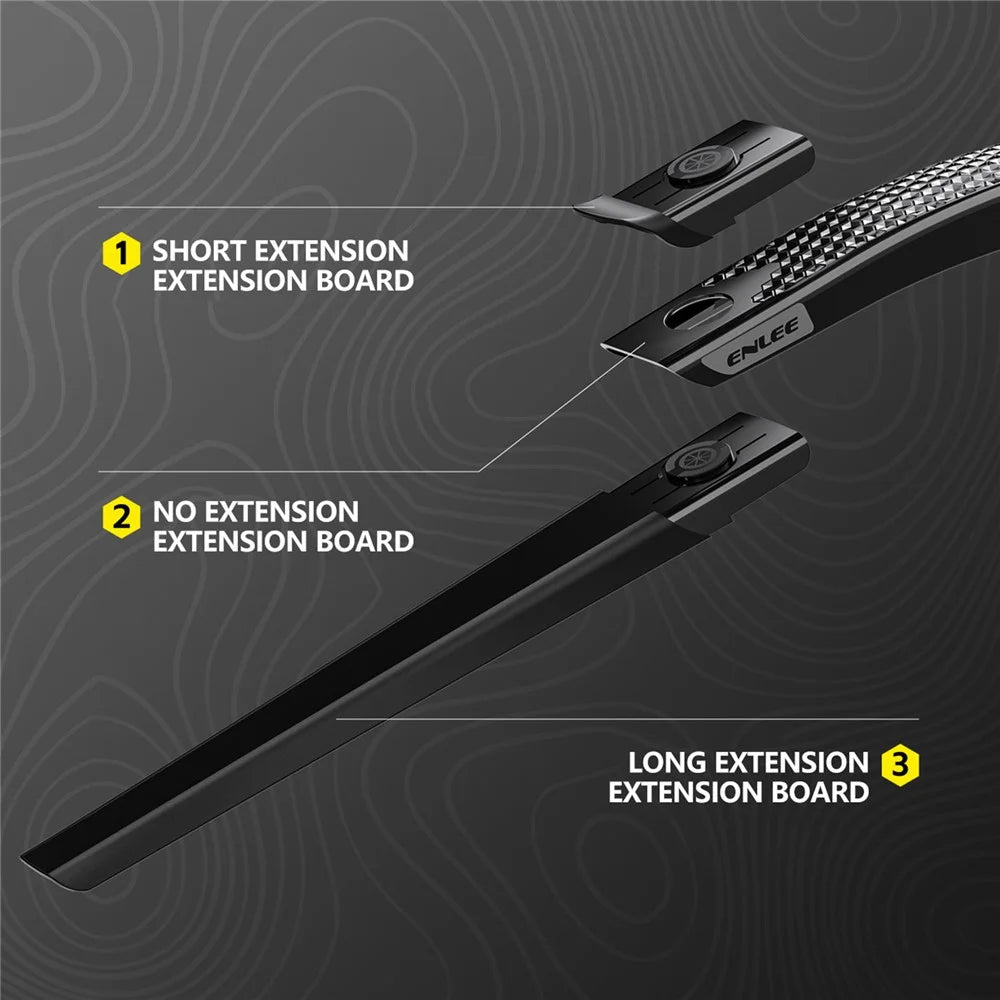 ENLEE EN720 1Pc Road Bike Mudguard Folding Bicycle Fender for 700Cx18-32mm Tire Width - 2