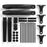 ENLEE EN720 1 Pair Mudguard for Road Bike Folding Bicycle Fender for 700Cx18-32mm Tire Width - 1