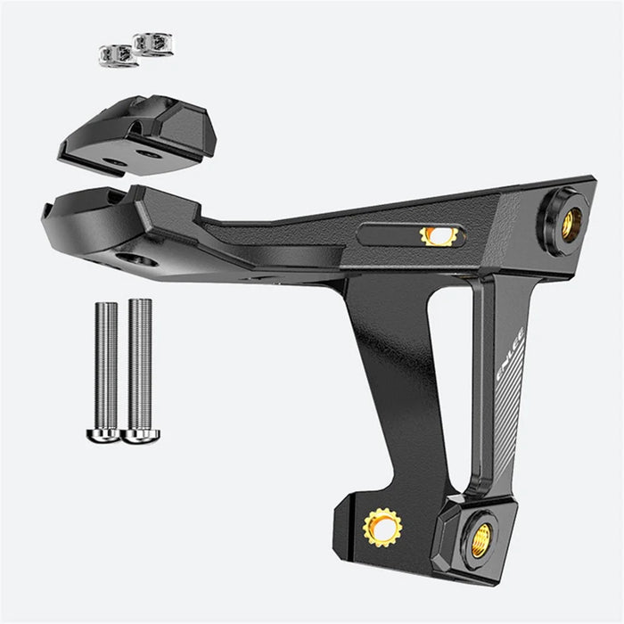 ENLEE R70 Bike Saddle Bottle Cage Holder Bicycle Seat Bottle Cage Mount Extension Bracket - Black - 5