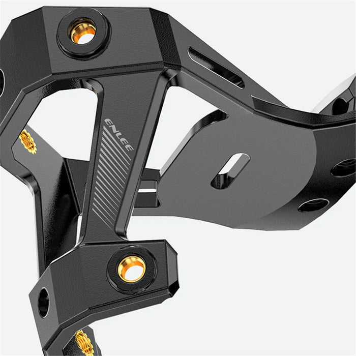 ENLEE R70 Bike Saddle Bottle Cage Holder Bicycle Seat Bottle Cage Mount Extension Bracket - Black - 6