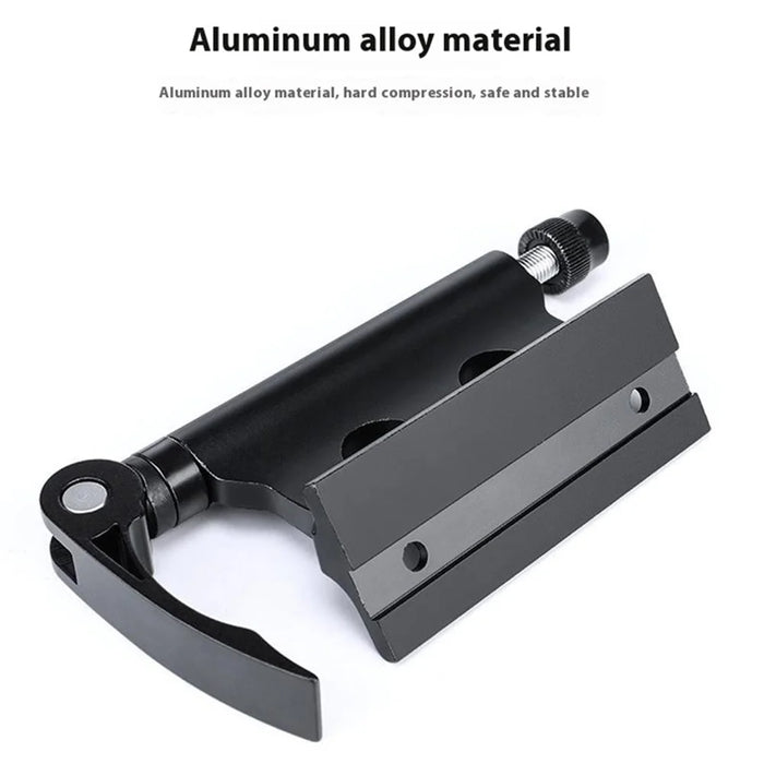 Aluminum Alloy Bicycle Holder Wall Mount Hanging Hook, Load Bearing Capacity: 60kg - Black - 2
