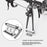 Aluminum Alloy Bicycle Holder Wall Mount Hanging Hook, Load Bearing Capacity: 60kg - Black - 3