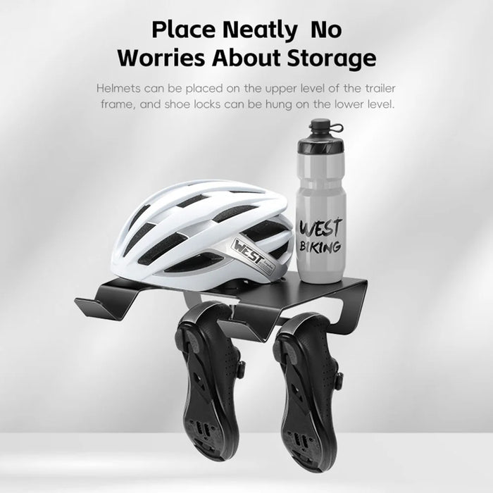 WEST BIKING YP0712041 Wall Mounted Hanger Bike Rack Space Saving Bicycle Storage Holder - 7