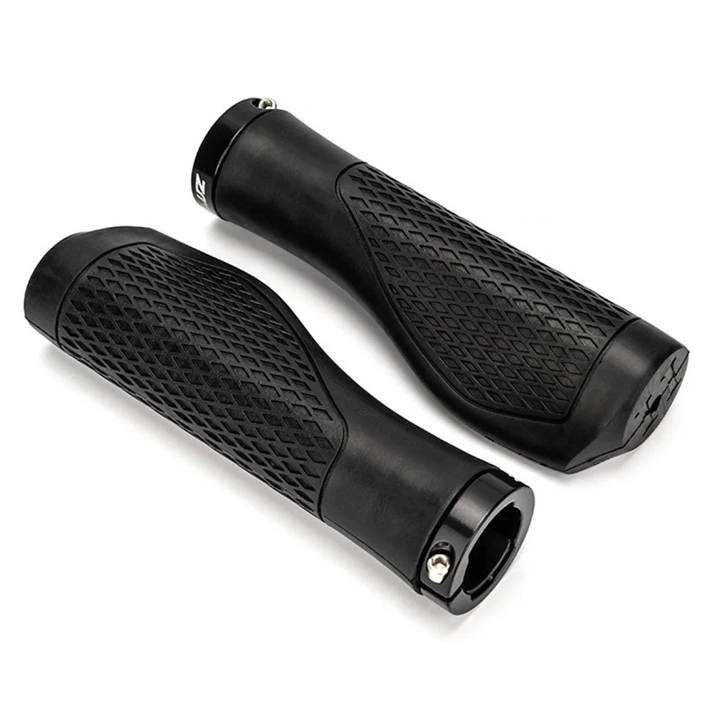 ZTTO AG32 Shock-Absorbing Bicycle Handlebar Grips Rubber Anti-Slip Bike Handle Cover - Black - 4