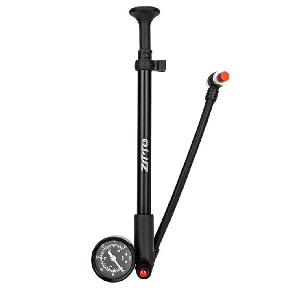 ZTTO 1505DT 300PSI Bike Front Fork Tire Air Pump High Pressure Bicycle Aluminum Alloy Inflator - 1