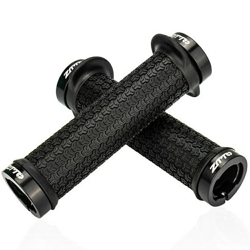 ZTTO AG34 1 Pair Non-Slip Rubber Bike Handlebar Grips Bicycle Handle Cover - Black - 2