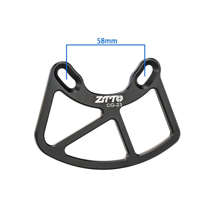 ZTTO Alloy MTB Bike Chain Guide Bicycle Chain Guard 22T-46T Chainring Protector - CG23 Black - 5
