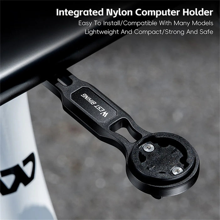 WEST BIKING YP0719405 Bicycle Computer Extension Bracket Bike Integrated Handlebar Speedometer Headlight Holder - 3