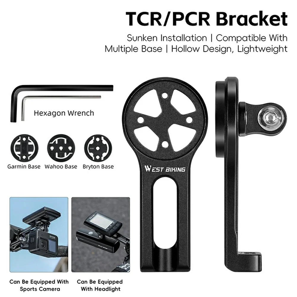 WEST BIKING YP0715083 Bicycle Computer Bracket for 10th Gen TCR / PCR Bike Speedometer Holder, Classic Version - 2