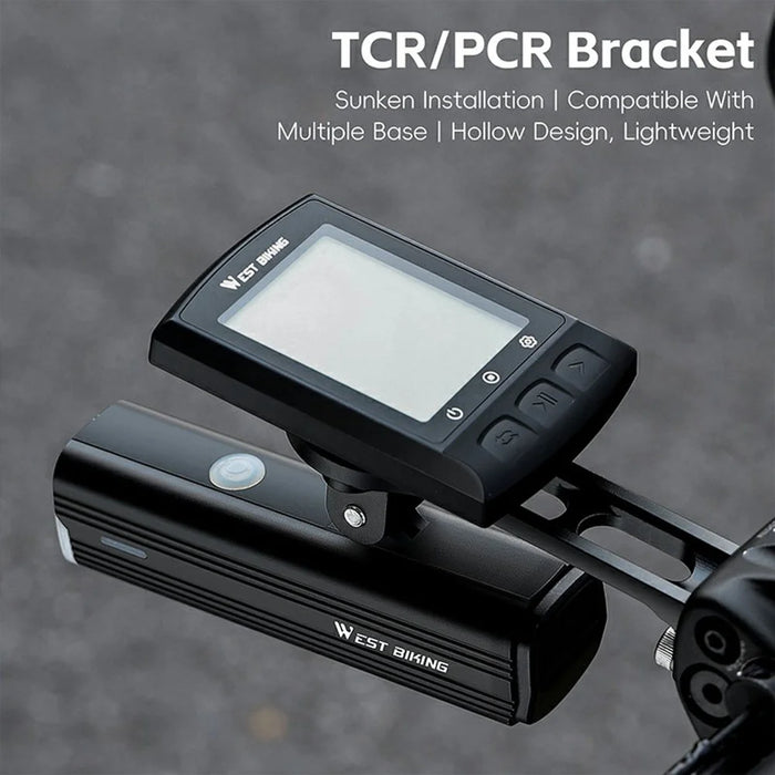 WEST BIKING YP0715082 Bicycle Computer Bracket for 10th Gen TCR / PCR Bike Speedometer Holder, Extended Version - 3