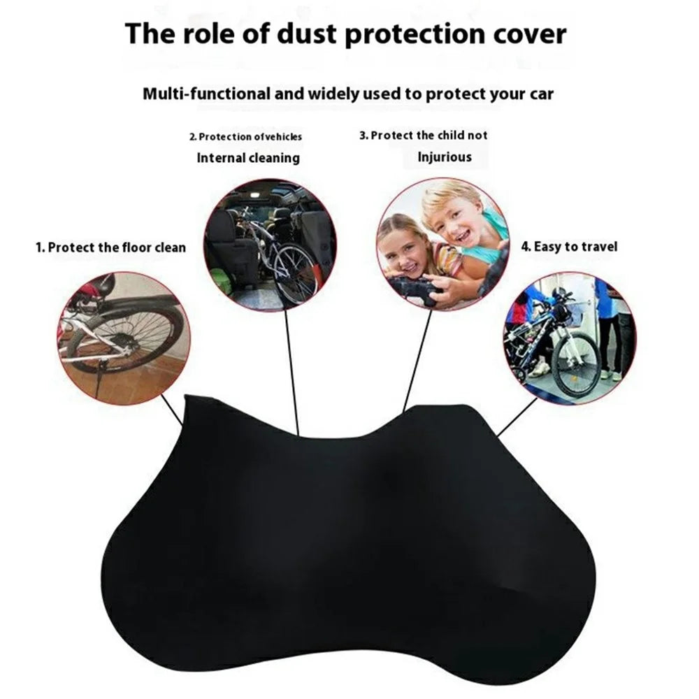 Bicycle Dust Cover Polyester + Spandex Mountain Road Bike Sunproof Protective Cover - 4