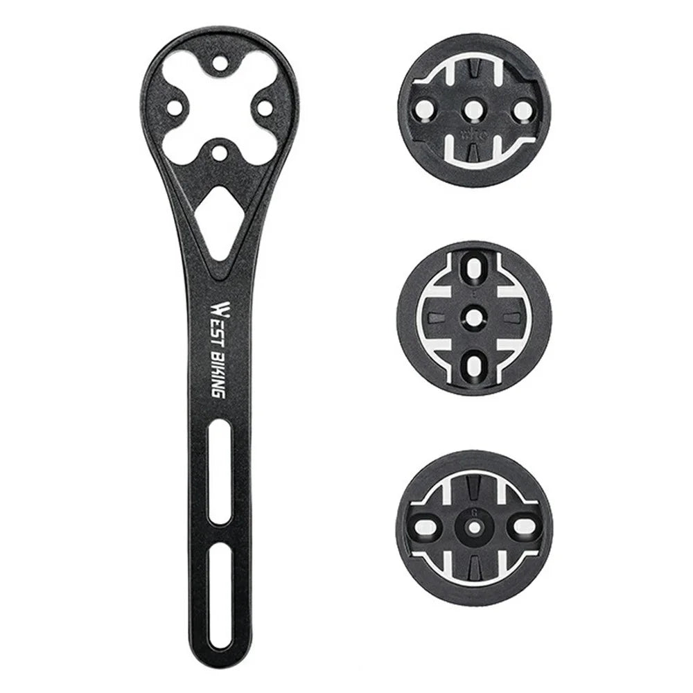 WEST BIKING YP0719400 Aluminum Alloy Bicycle Computer Mount Extension Bracket - 1