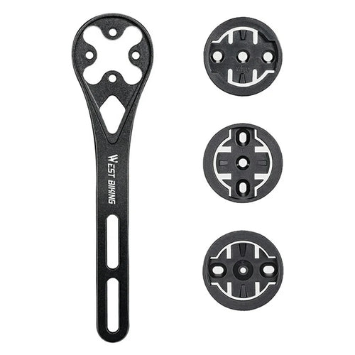 WEST BIKING YP0719400 Aluminum Alloy Bicycle Computer Mount Extension Bracket - 1