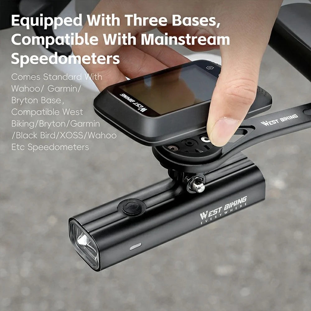 WEST BIKING YP0719400 Aluminum Alloy Bicycle Computer Mount Extension Bracket - 5
