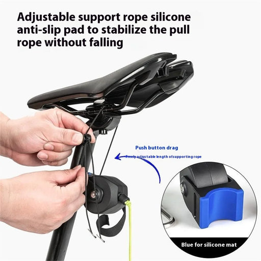 08DA0010 1 Set Bicycle Tow Rope Parent-Child Bike Trailer Rope Pull Traction Strap - 2