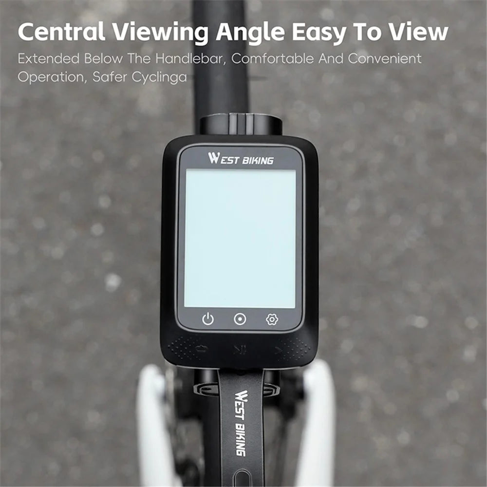 WEST BIKING YP0719401 MTB Bike Speedometer Holder Aluminum Alloy Stopwatch Mount, Adjustable Hollow Style - 6