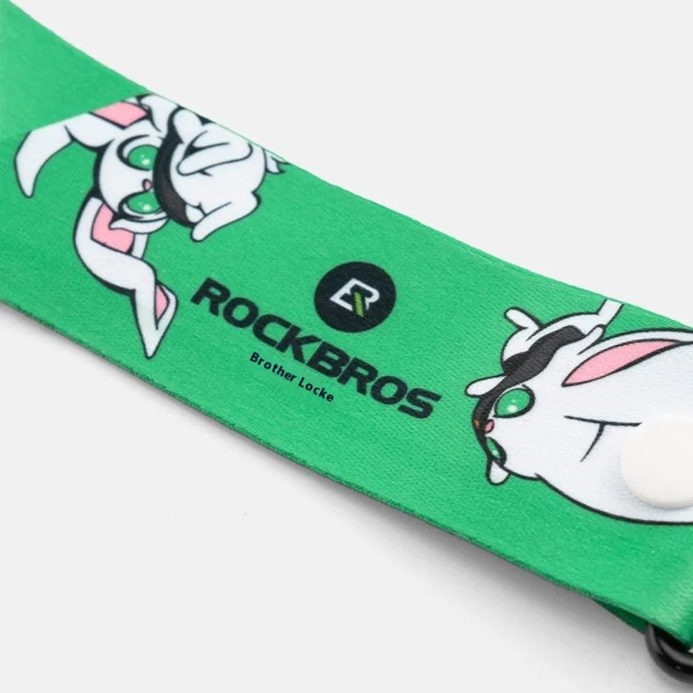 ROCKBROS E004 Bike Saddle Keychain Ribbon Mountain Road Bicycle Rear Seat Warning Strip - White 1 - 7
