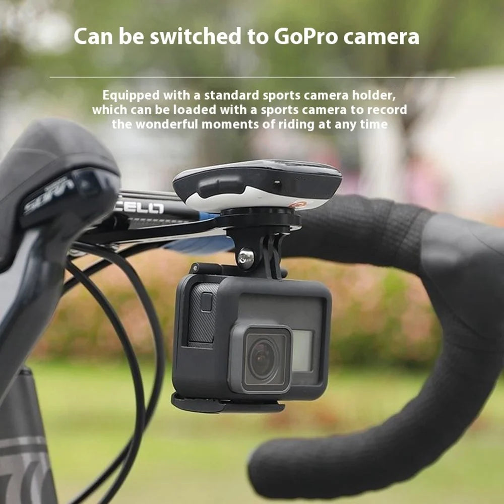 GUB 653 Extension Bracket for Garmin / Cateye / Bryton Aluminum Alloy Bike Computer Handlebar Mount Holder - 2