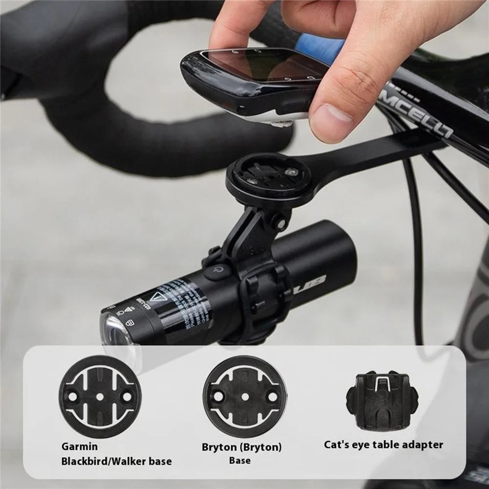 GUB 653 Extension Bracket for Garmin / Cateye / Bryton Aluminum Alloy Bike Computer Handlebar Mount Holder - 3