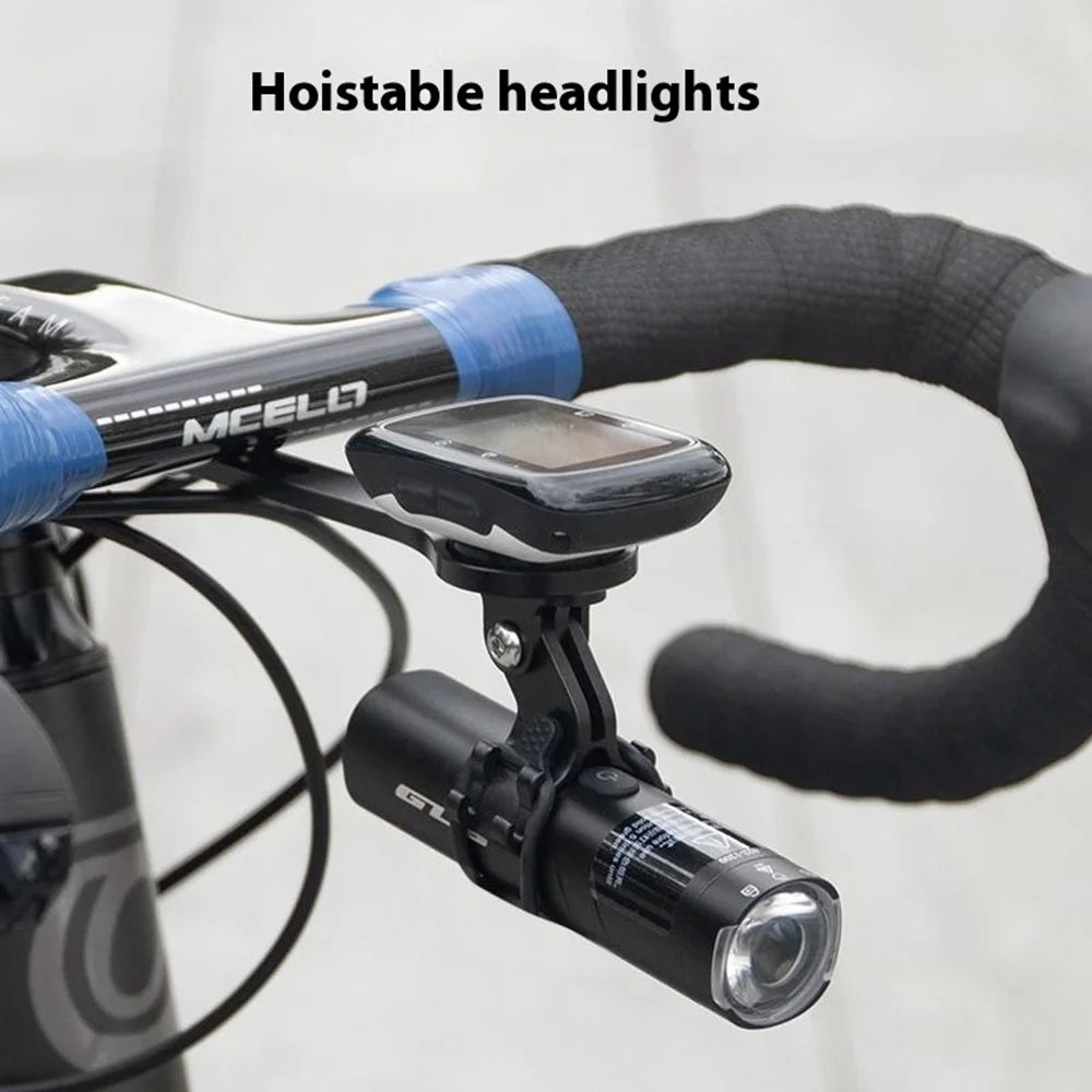 GUB 653 Extension Bracket for Garmin / Cateye / Bryton Aluminum Alloy Bike Computer Handlebar Mount Holder - 4