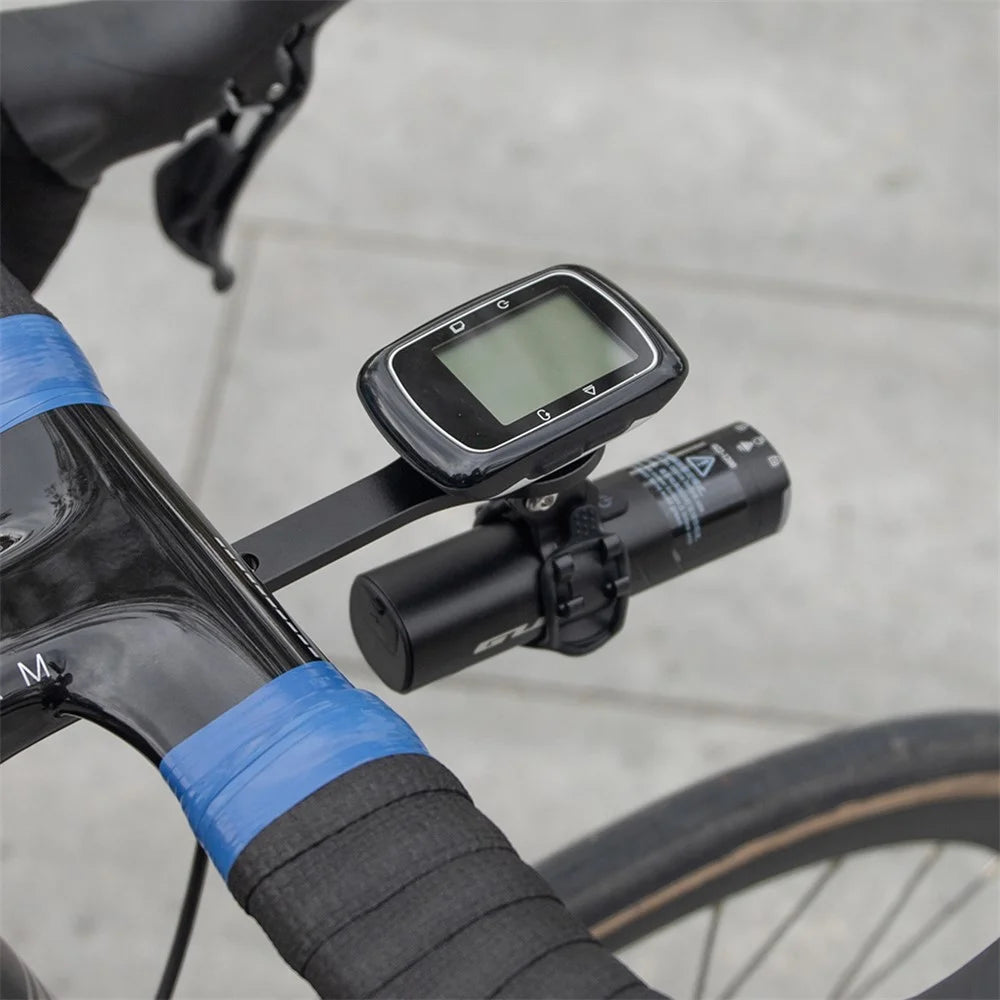 GUB 653 Extension Bracket for Garmin / Cateye / Bryton Aluminum Alloy Bike Computer Handlebar Mount Holder - 6