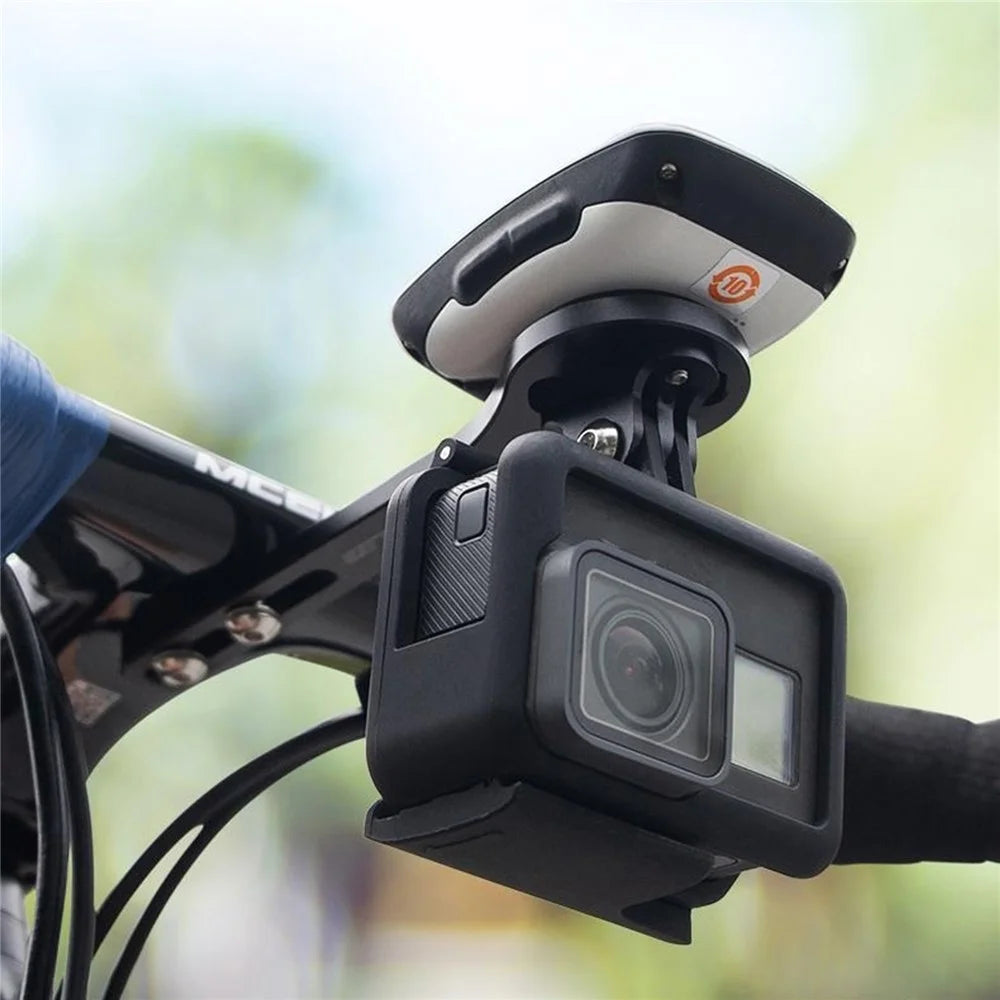 GUB 653 Extension Bracket for Garmin / Cateye / Bryton Aluminum Alloy Bike Computer Handlebar Mount Holder - 7