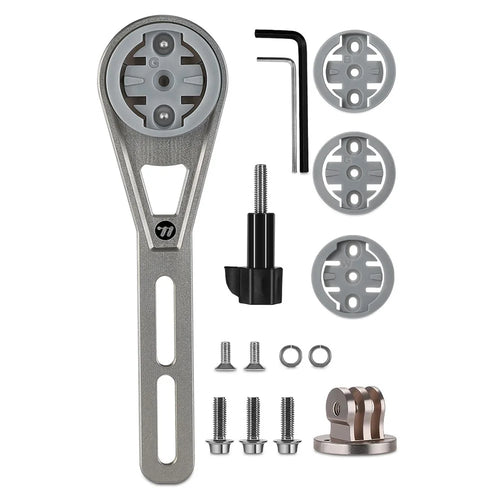 WEST BIKING YP0719438 Titanium Alloy Bike Computer Mount Extension Bracket for Bicycle Handlebar - 1