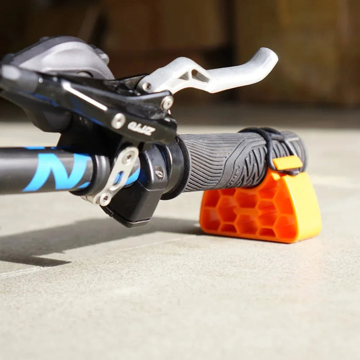 ZTTO 2Pcs Bicycle Handlebar Holder Maintenance Handlebar Support Shift Brake Lever Protection Raiser Adapter - 2