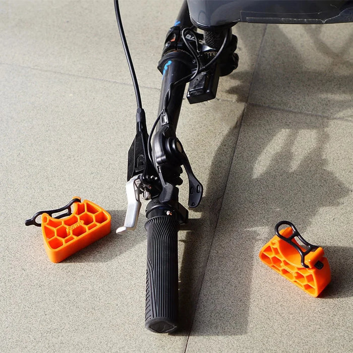 ZTTO 2Pcs Bicycle Handlebar Holder Maintenance Handlebar Support Shift Brake Lever Protection Raiser Adapter - 3