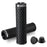WEST BIKING YP0804081 3D Printed Bicycle Handlebar Grips Anti Slip Shock Absorbing Mountain Bike Handle Bar - Black - 1