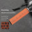WEST BIKING YP0804081 3D Printed Bicycle Handlebar Grips Anti Slip Shock Absorbing Mountain Bike Handle Bar - Black - 2