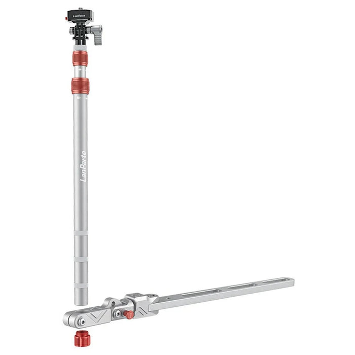 LANPARTE MF-02 Motorcycle Aluminum Alloy Extendable Flag Pole Action Camera Support Stick - 2