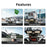 LANPARTE MF-02 Motorcycle Aluminum Alloy Extendable Flag Pole Action Camera Support Stick - 5