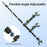 LANPARTE PMH-C3 Motorcycle Sports Camera Mount Kit Aluminum Alloy Telescopic Riding Camera Bracket - 4