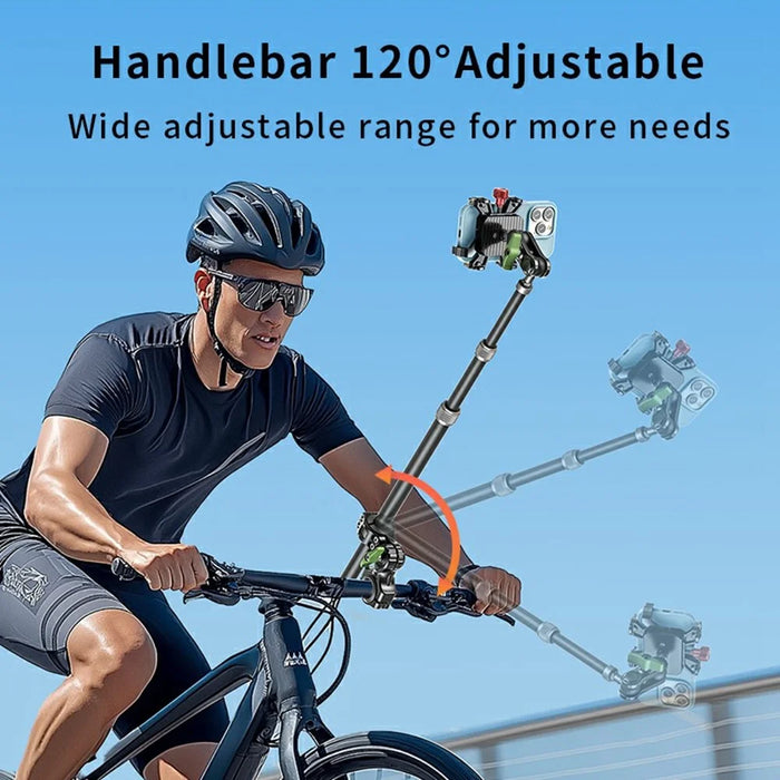 LANPARTE R95-B Aluminum Alloy Telescopic Selfie Stick Smartphone Action Camera Monopod with Remote Control - 6