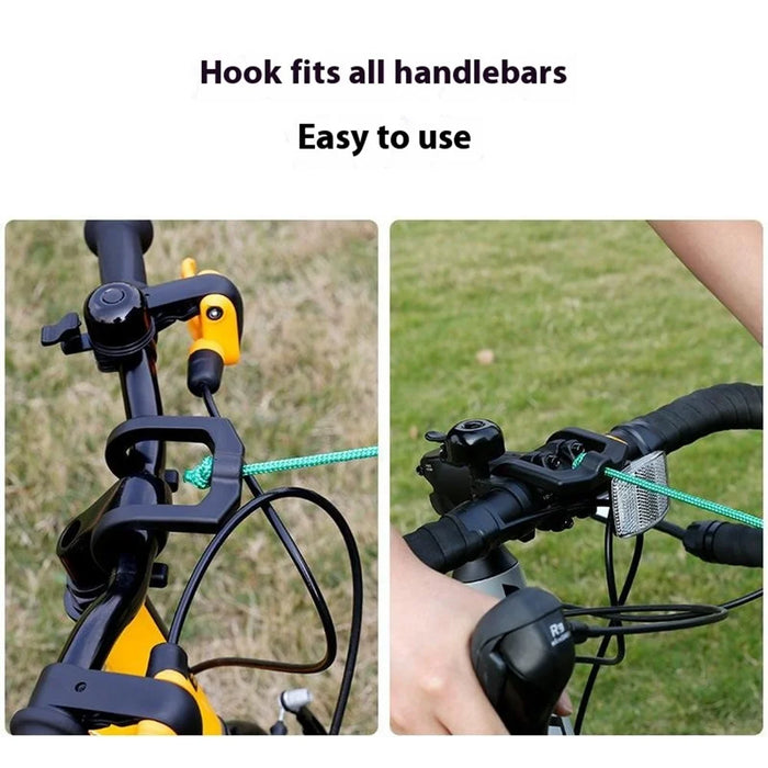 Bicycle Tow Rope Portable Elastic Trailer Rope Parent Child Mountain Bike Traction Rope - 7