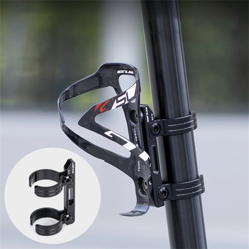 GUB G-28 Bike Water Bottle Cage Extender Mount CNC Aluminum Alloy Bracket - 3