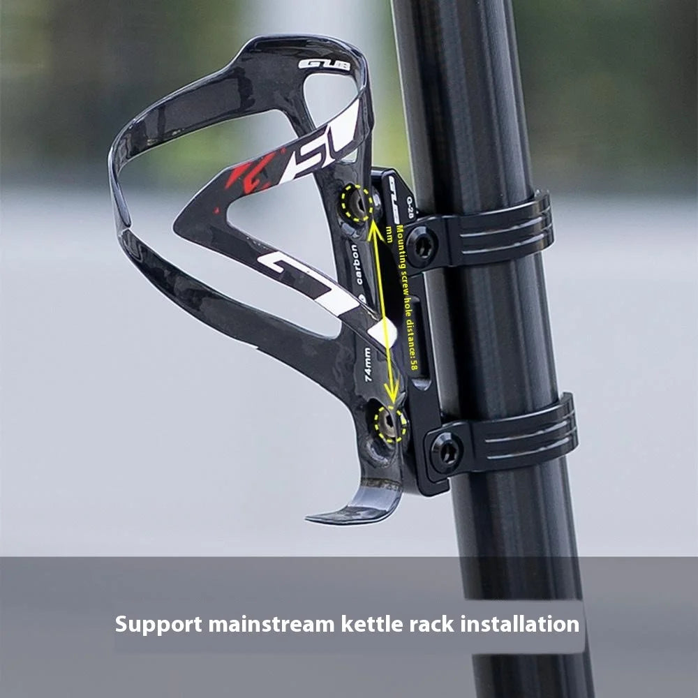 GUB G-28 Bike Water Bottle Cage Extender Mount CNC Aluminum Alloy Bracket - 5