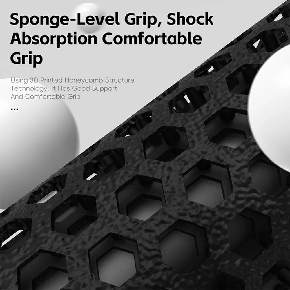 WEST BIKING YP0804085 1 Pair 3D Printed Bike Handlebar Grip Mountain Bike Anti Slip Shock Absorbing Handle Cover - 6