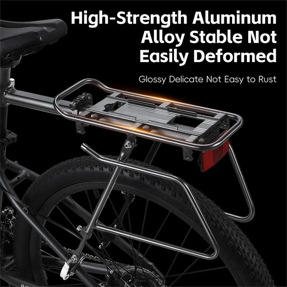 WEST BIKING YP0712043 26-29 Inch MTB Bike Rear Rack Aluminum Alloy Detachable Basket Cargo Carrier - 5