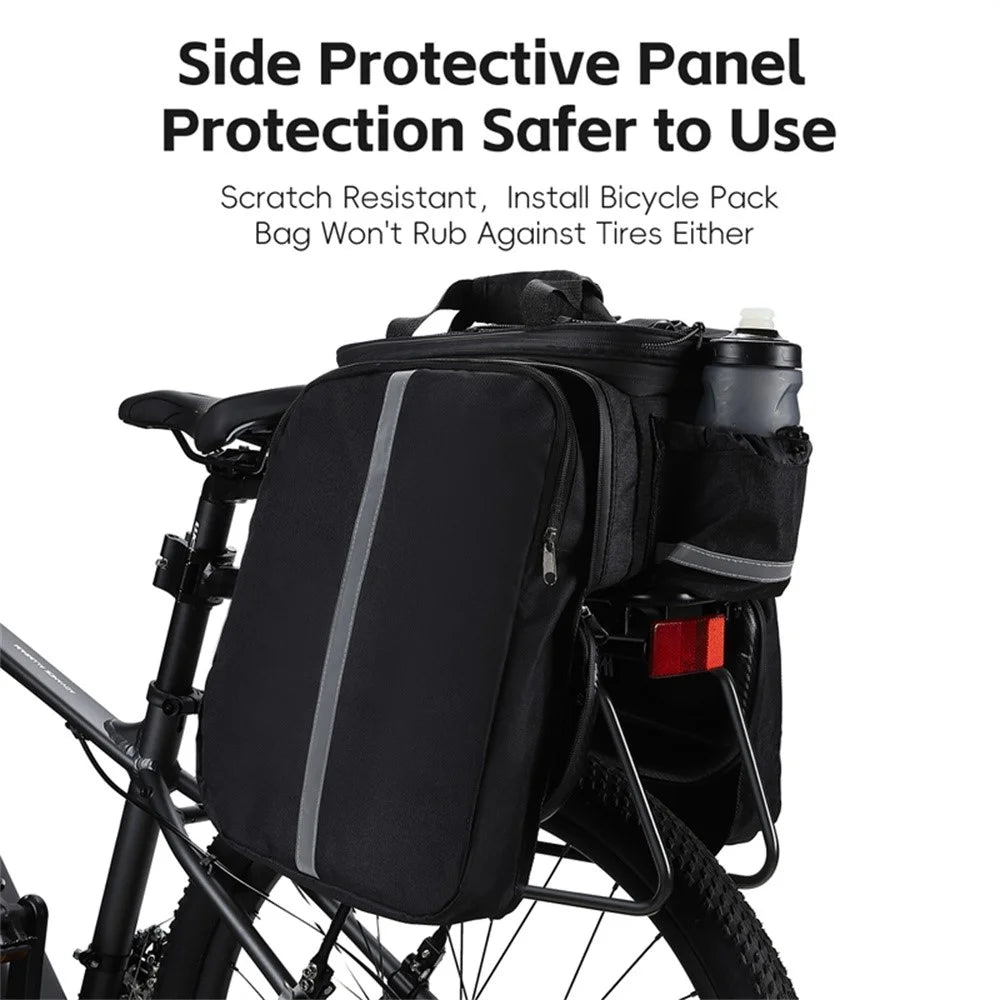 WEST BIKING YP0712043 26-29 Inch MTB Bike Rear Rack Aluminum Alloy Detachable Basket Cargo Carrier - 7