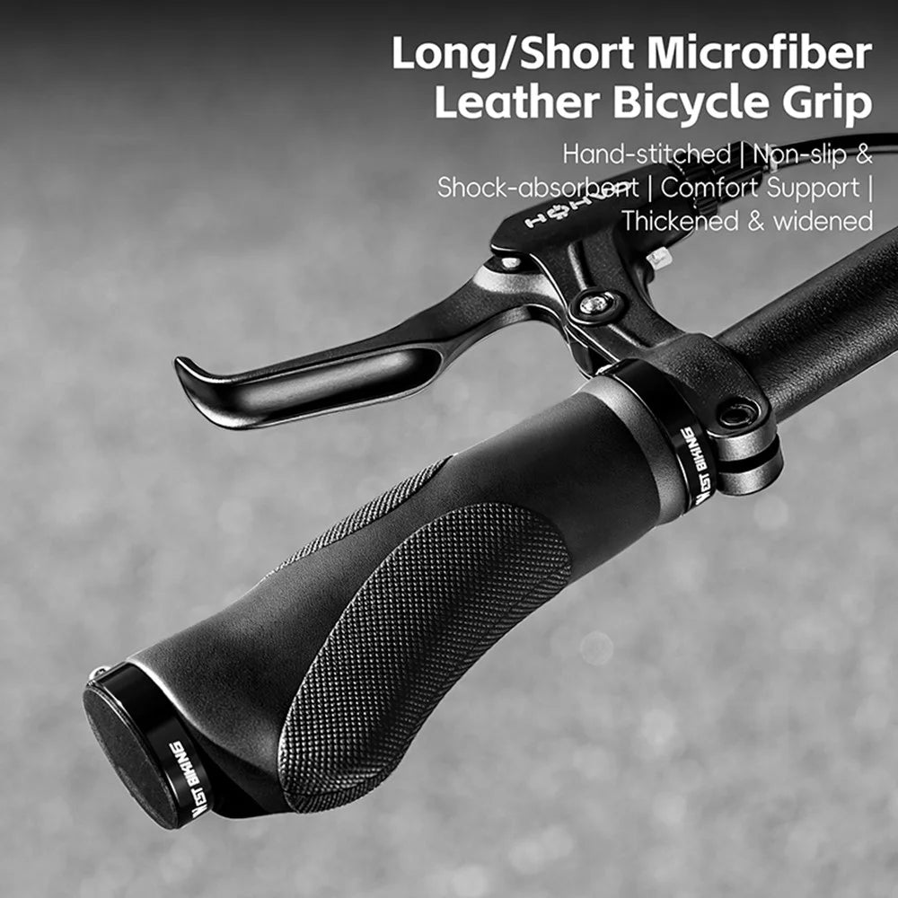 WEST BIKING YP0804088 1 Pair Mountain Bike Handlebar Grips Short + Long Gear Shifters Rubber Grip - Black - 4