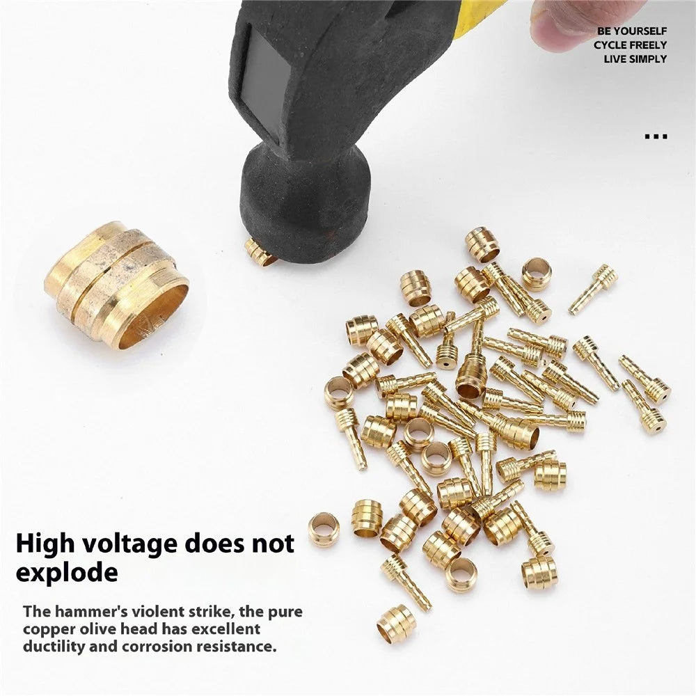 WEST BIKING YP0719479 30 Pairs Mountain Bike Hydraulic Brake Hose Olive Head Set Oil Disc Brake Hose Connecting Ring - BH59 / 63 - 5