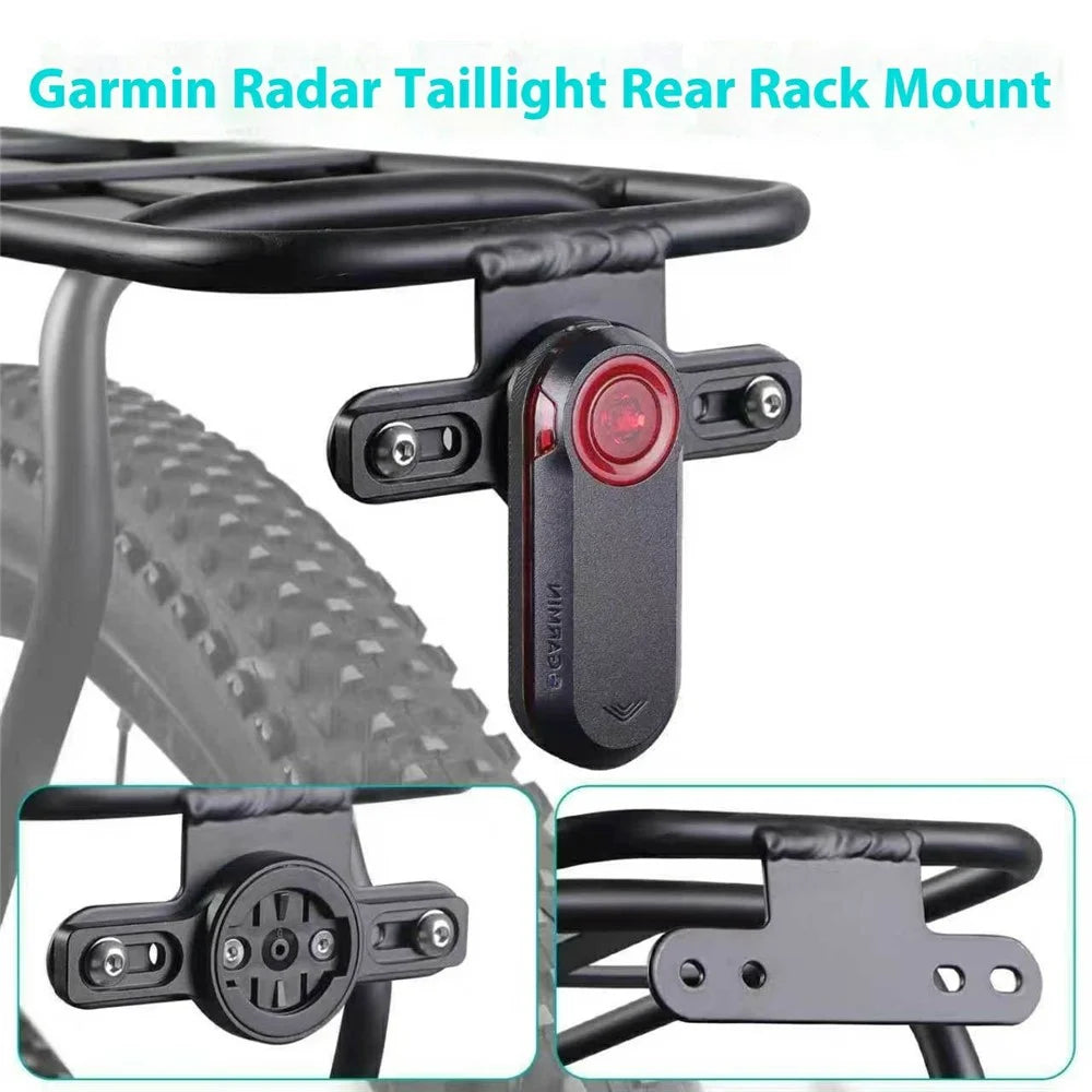 Taillight Holder Adapter for Garmin Varia TL300 / RTL500 / RTL510 / RTL515 / RVR315 Bike Rear Rack Mount Bracket - 3