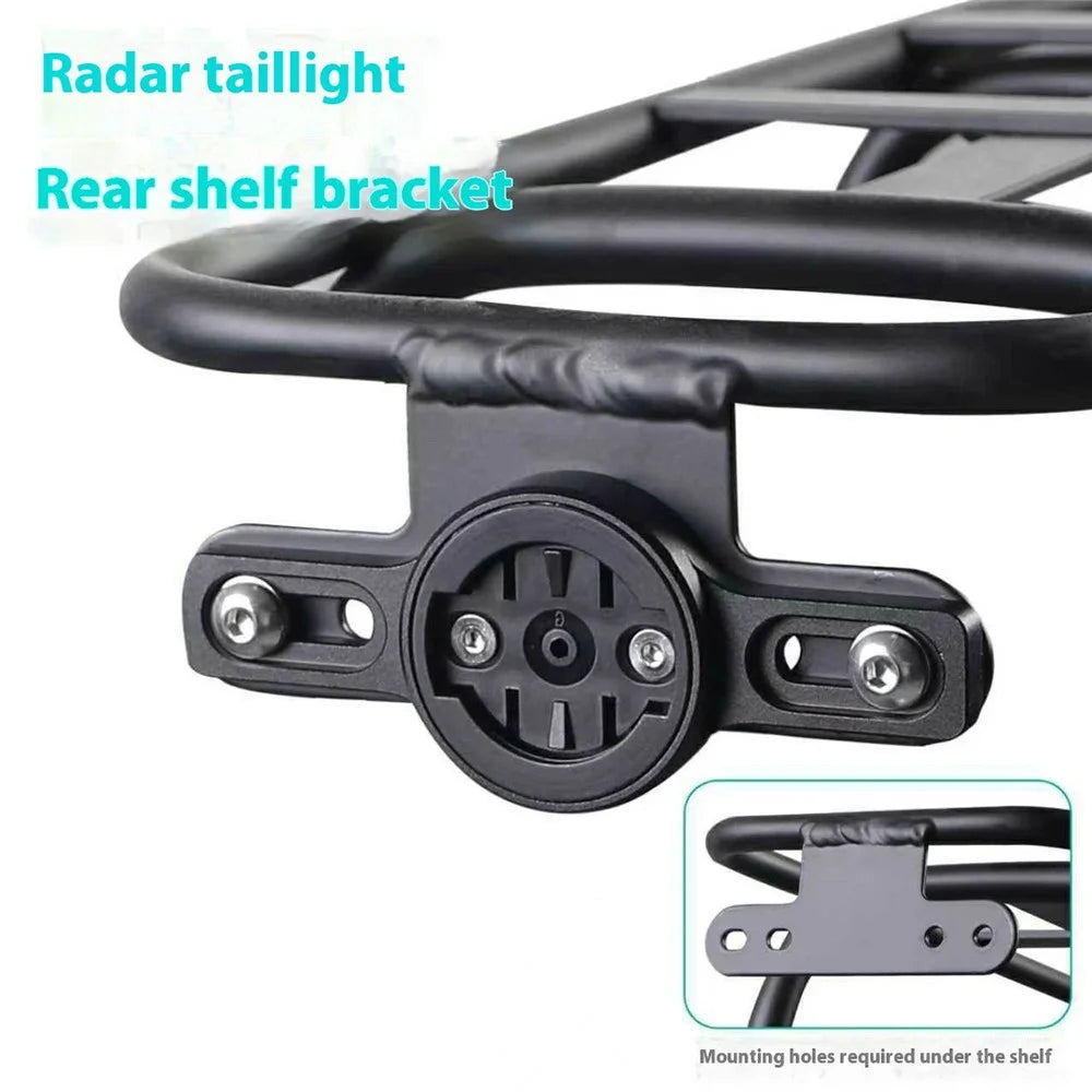 Taillight Holder Adapter for Garmin Varia TL300 / RTL500 / RTL510 / RTL515 / RVR315 Bike Rear Rack Mount Bracket - 4